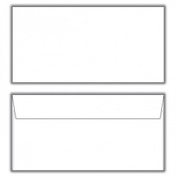 Poštové obálky DL s páskou, 1000 ks