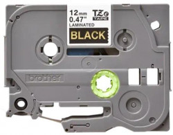 Samolepiaca páska Brother TZe-334 12 mm čierna/zlatá
