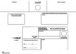Poštové obálky C5 doručenka do VR OD, Doposielať, 1000 ks