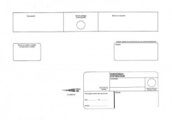 Poštové obálky C4 s páskou, doručenka, 250 ks