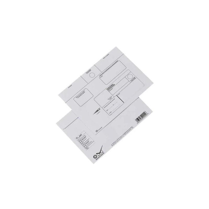 Poštové obálky C5 doručenka, 100 ks s páskou