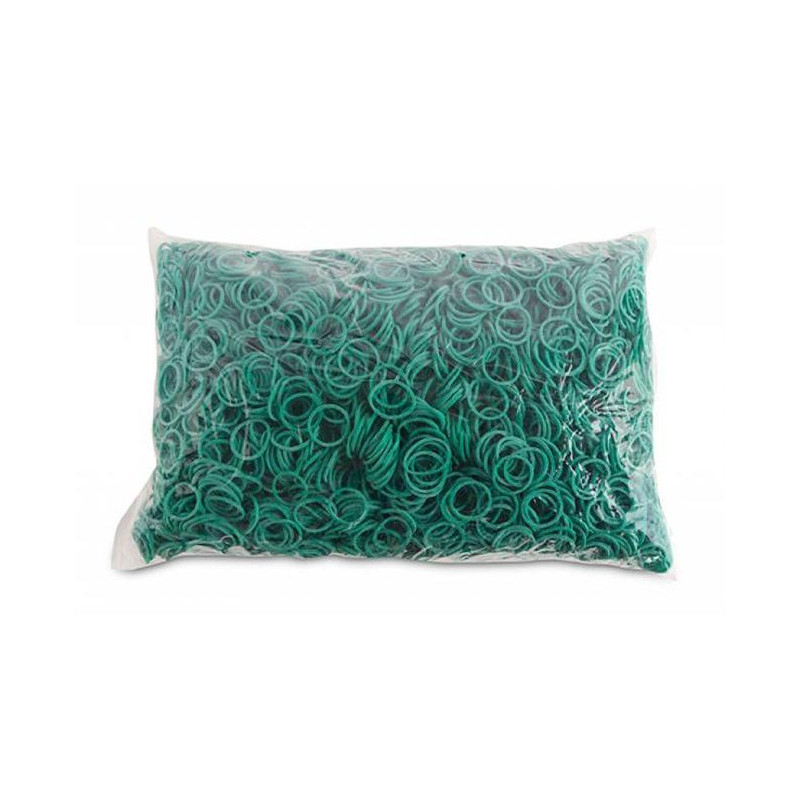 Gumičky Office Products 20mm 1kg zelené