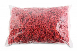 Gumičky Office Products 20mm 1kg červené