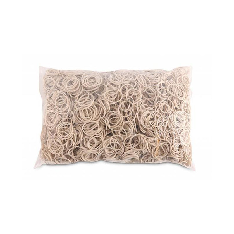 Gumičky Office Products 25mm 1kg biele