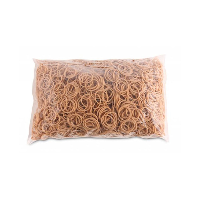 Gumičky Office Products 25mm 1kg prírodná farba